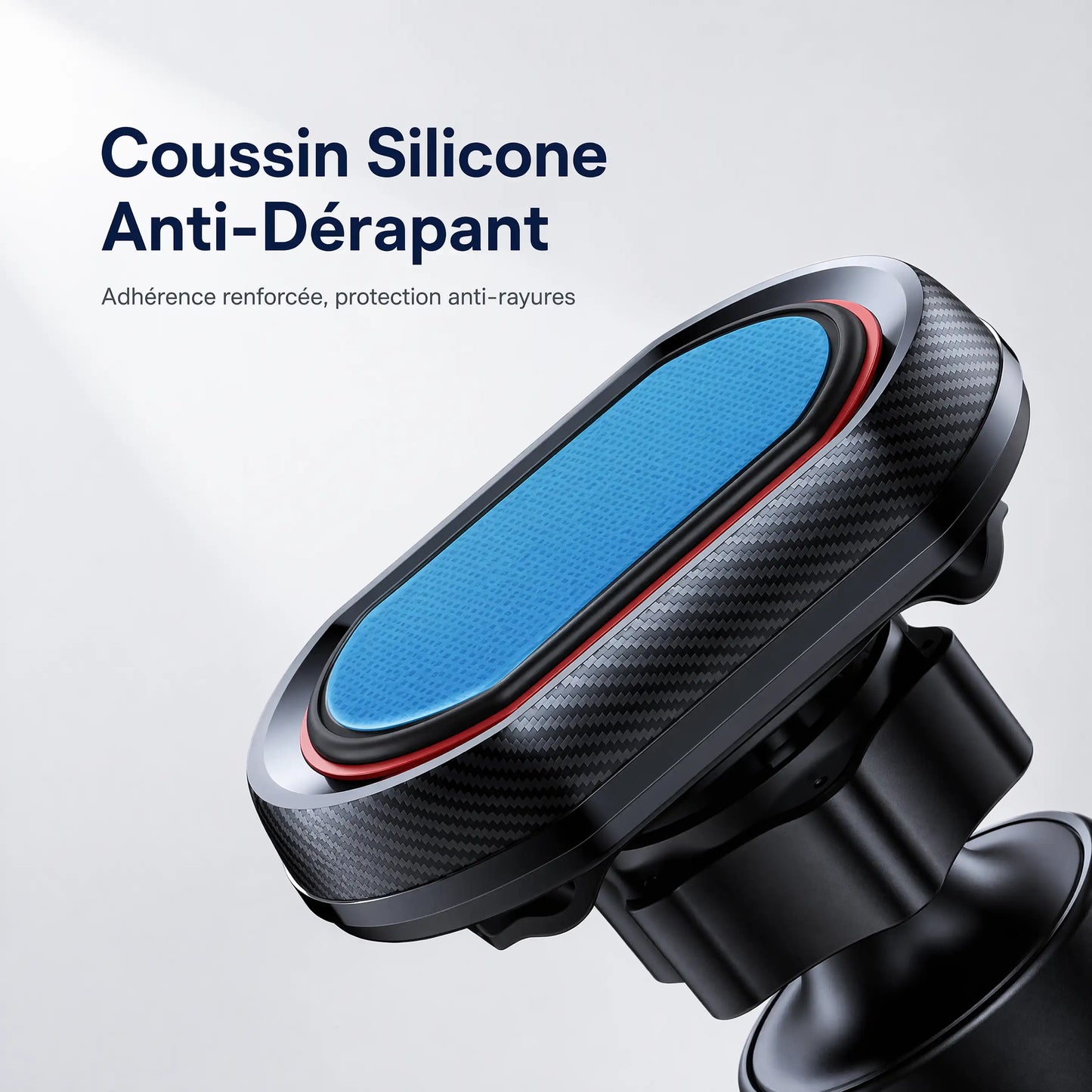 support telephone avec cousin anti dérapant