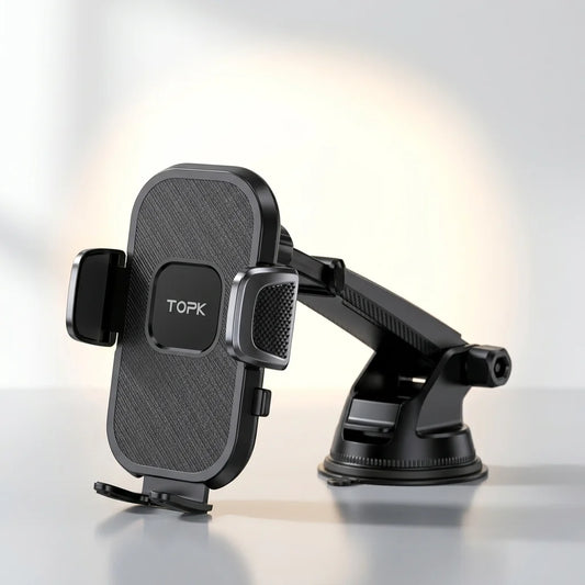 support téléphone voiture ventouse tableau de bord
