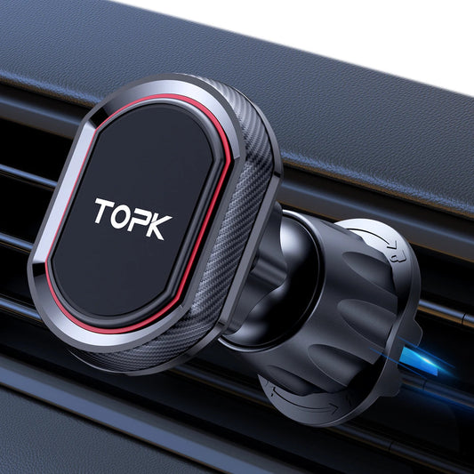 Support telephone voiture magnetique grille aeration